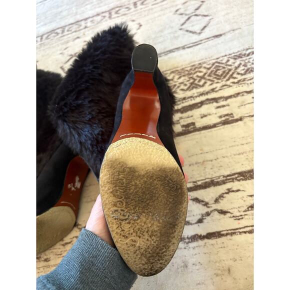 Sam Edelman Boots with the Fur Black 7.5 - Picture 6 of 6